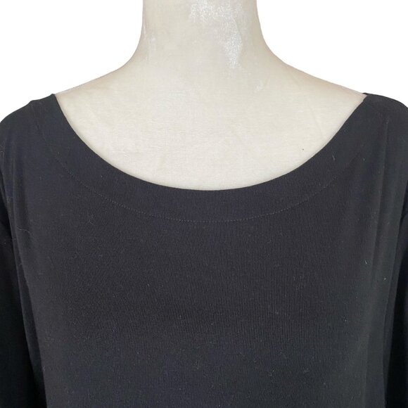 Hasting & Smith women's 3X black short sleeve stretchy pullover top NWT - Picture 5 of 9